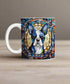 Boston Terrier Suncatcher Artwork Ceramic Mug